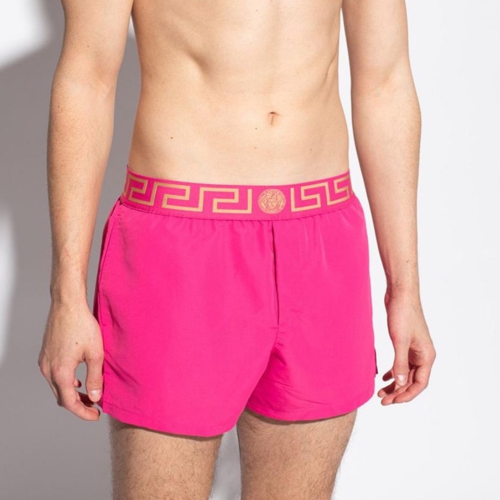 Versace Mens Greca Swimsuit - Picture 2 of 8